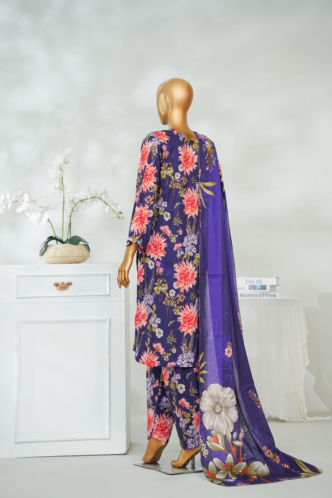 3 Piece - Satrangi Digital Lawn By Al Tawakkal Fabrics