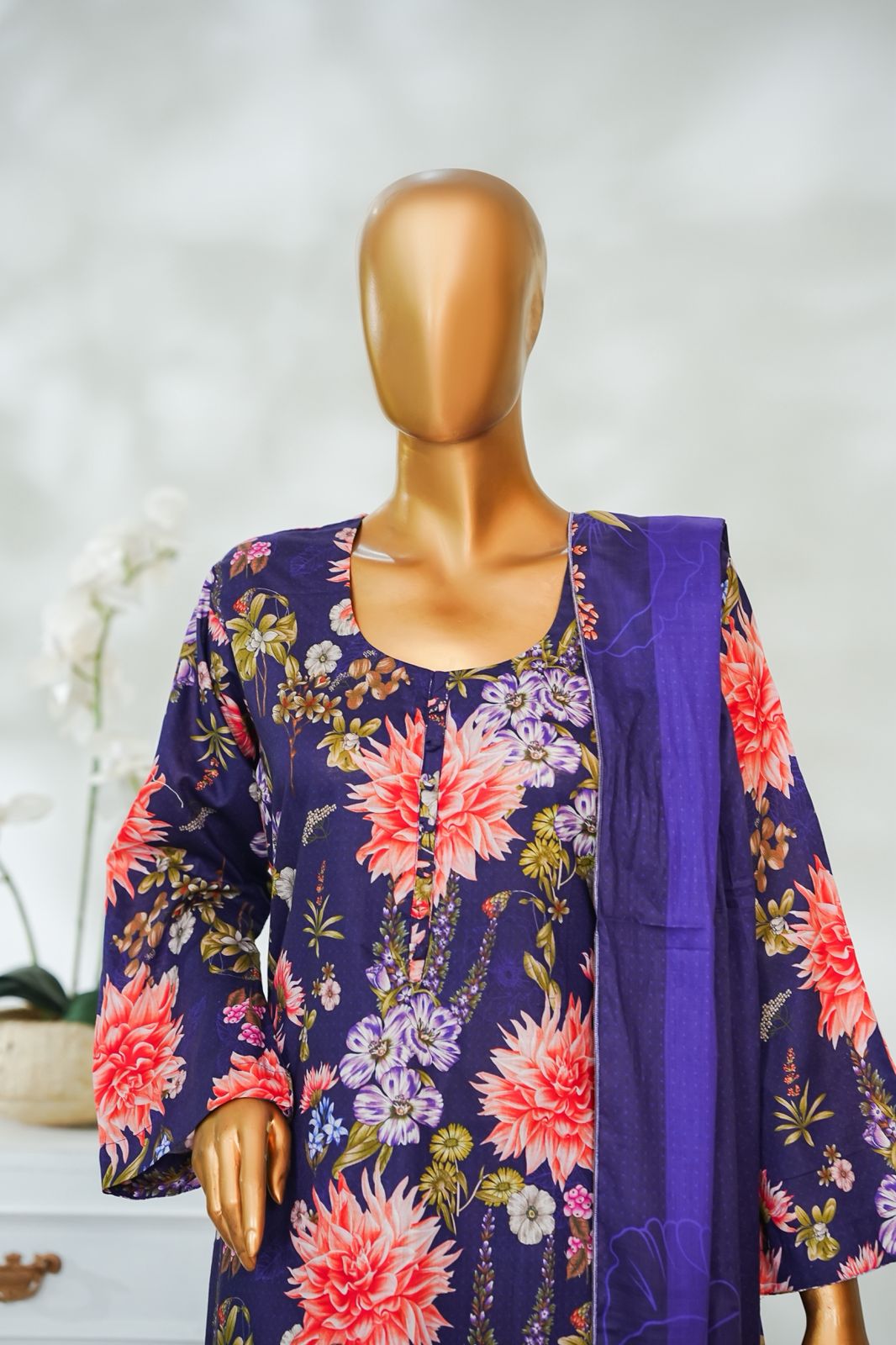 3 Piece - Satrangi Digital Lawn By Al Tawakkal Fabrics