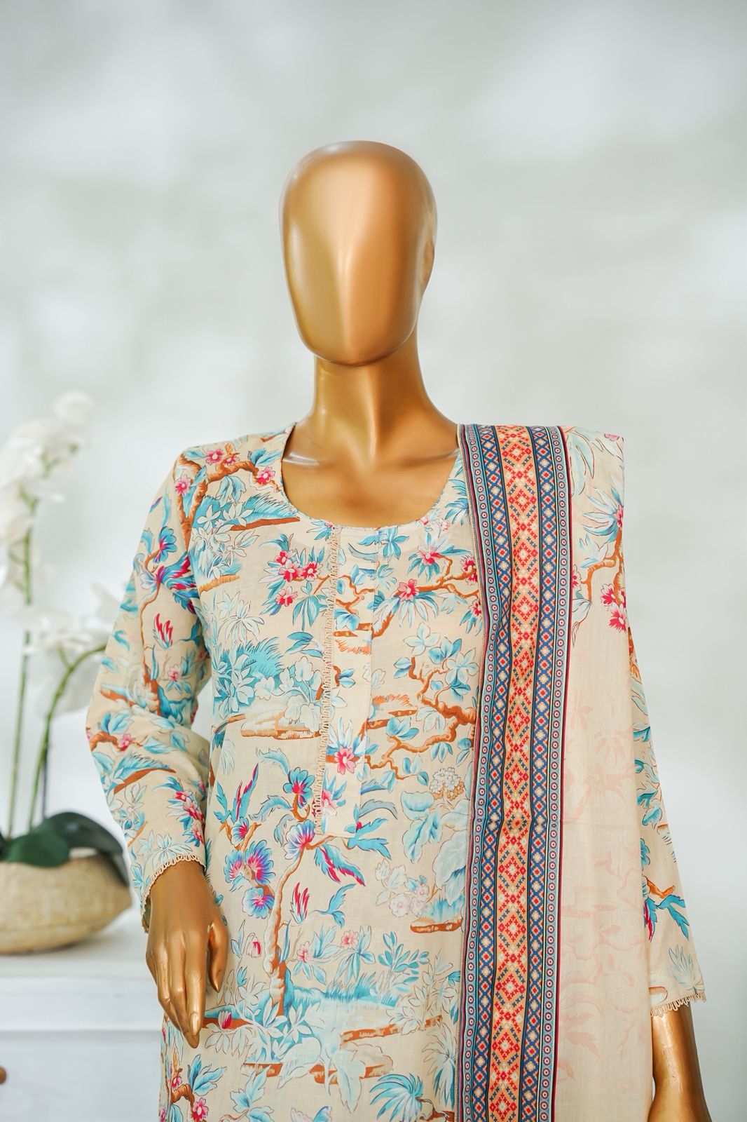 3 Piece - Satrangi Digital Lawn By Al Tawakkal Fabrics