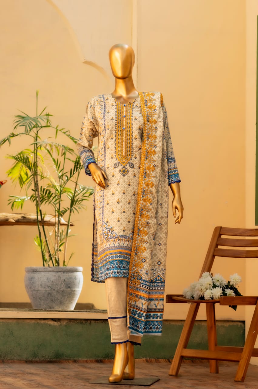 Satrangi Embroidery By Al Tawakkal Fabrics